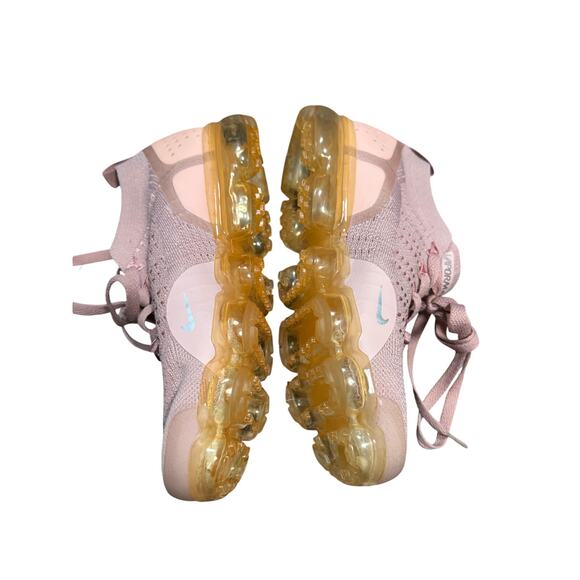 NIKE Air VaporMax Flyknit 3 "Rust Pink" Running Shoes Size 8 - Picture 4 of 5